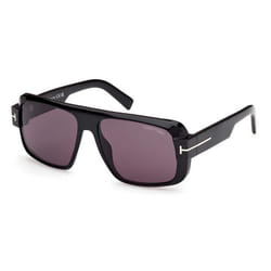 Lunettes de Soleil - TOM FORD - TURNER FT 1101 - Carré - Homme - Noir/Gris