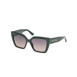 Lunettes de Soleil Guess GU00162 55/17/140 96B shiny dark green INJECTED SUNGLASSES WOMAN Guess GU00162 shiny dark green Sun