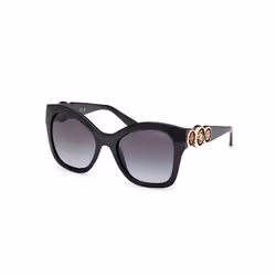 Lunettes de Soleil Guess GU00197 55/20/140 01B shiny black INJECTED SUNGLASSES WOMAN Guess GU00197 shiny black Sun glasses 55 ...