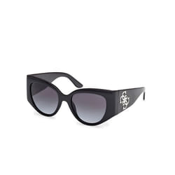 Lunettes de Soleil Guess GU00202 54/19/135 01B shiny black INJECTED SUNGLASSES WOMAN Guess GU00202 shiny black Sun glasses 54 19