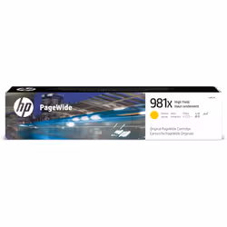 HP 981X cartouche PageWide Jaune grande capacité authentique, Rendement élevé (XL), Encre à pigments, 114 ml, 10000 pages, 1  ...
