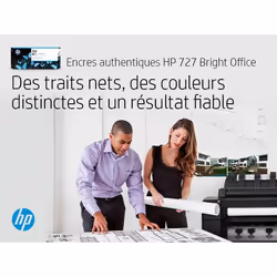 HP 727 cartouche d'encre DesignJet cyan, 300 ml - Vue supplémentaire 5