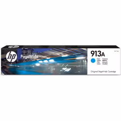 HP 913A Cartouche d’encre cyan PageWide authentique, Rendement standard, Encre à pigments, 37 ml, 3000 pages, 1 pièce(s)