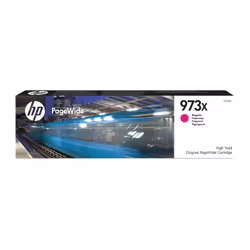 HP 973X cartouche PageWide Magenta grande capacité authentique, Rendement élevé (XL), Encre à pigments, 86 ml, 7000 pages, 1 ...