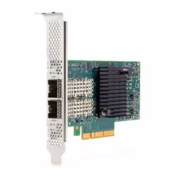 HPE Ethernet 10/25Gb 2-port SFP28 MCX4121A-ACUT, Interne, Avec fil, PCI Express, Ethernet / Fiber, 25000 Mbit/s