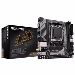 Gigabyte A620I AX, AMD, Emplacement AM5, AMD Ryzen 5 7th Gen, AMD Ryzen 7 7th Gen, AMD Ryzen 9 7th Gen, Emplacement AM5, 96 G ...