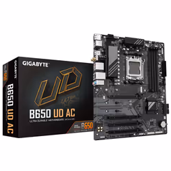 Gigabyte B650 UD AC, AMD, Emplacement AM5, AMD Ryzen™ 5, AMD Ryzen 7 7th Gen, AMD Ryzen 9 7th Gen, Emplacement AM5, 192 Go, D ...