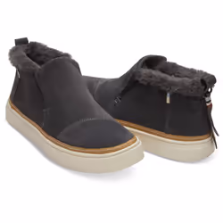 TOMS Grey Suede Paxton Chaussures à enfiler Femelle 38 Gris, Blanc