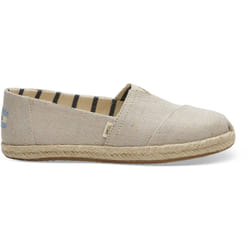 TOMS Canvas Espadrilles Chaussures à enfiler Femelle 36.5 Beige