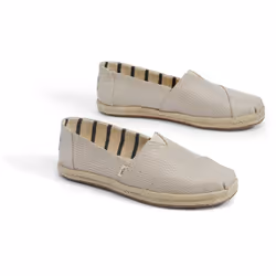 TOMS Canvas Espadrilles Chaussures à enfiler Femelle 36.5 Beige