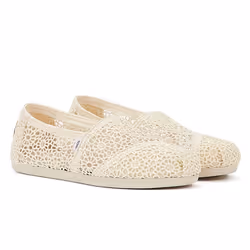 Espadrilles crochet marocain femme Toms Alpargata