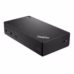 Lenovo ThinkPad USB 3.0 Pro Dock, Avec fil, USB 3.2 Gen 1 (3.1 Gen 1) Type-A, 3,5 mm, 10,100,1000 Mbit/s, Noir, Lenovo