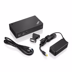 Lenovo ThinkPad USB 3.0 Pro Dock Avec fil USB 3.2 Gen 1 (3.1 Gen 1) Type-A Noir
