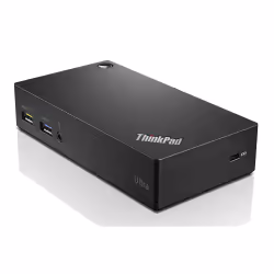 Lenovo ThinkPad USB 3.0 Ultra Dock, Avec fil, USB 3.2 Gen 1 (3.1 Gen 1) Type-A, 3,5 mm, 10,100,1000 Mbit/s, Noir, Lenovo