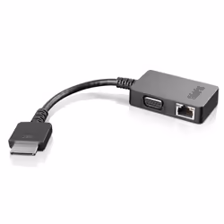 Lenovo 4X90J31060, OneLink+, VGA/RJ45, Noir