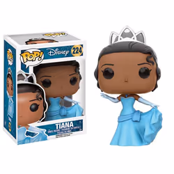 Abysse Corp Pop! Vinyl: Disney: Princess & The Frog: Tiana In Gown, 14 an(s), Marron, Blanc, Bleu, Noir, Vinyl