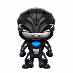 FUNKO Pop! Movies: Power Rangers - Black Ranger, Figurine à collectionner, Film et série TV