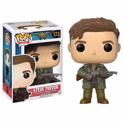 FUNKO Figure POP! DC Comics Steve Trevor, Figurine à collectionner, Film et série TV