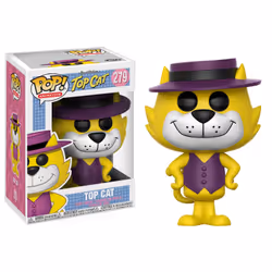 FUNKO POP! Animation: Hanna Barbera W4: Top Cat w/ Chase, Figurine à collectionner, Film et série TV