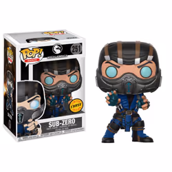 FUNKO Pop! Games: Mortal Kombat: Sub-Zero W/Chase, Figurine à collectionner, Film et série TV