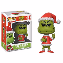 FUNKO Figure POP! The Grinch in Santa Outfit, Figurine à collectionner, Film et série TV