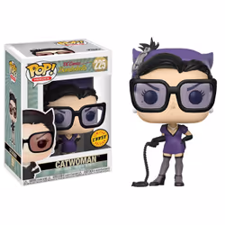 FUNKO Pop! Heroes: Dc Bombshells W2: Catwoman W/ Chase, Figurine à collectionner, Film et série TV