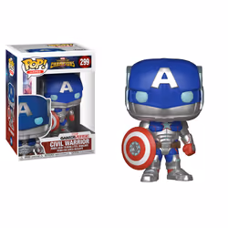 FUNKO POP! Games: Marvel - Contest of Champions - Civil Warrior, Figurine à collectionner, Bandes dessinées