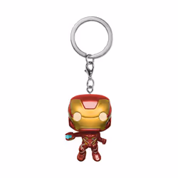 FUNKO POP! KEYCHAIN Iron Man, Porte-clés, Or, Rouge, Vinyl, Chiffre, Tous, Monobloc