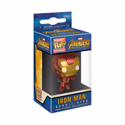 FUNKO POP! KEYCHAIN Iron Man Porte-clés Or, Rouge