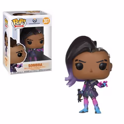 FUNKO Figure POP! Overwatch - Sombra, Figurine à collectionner, Jeu vidéo