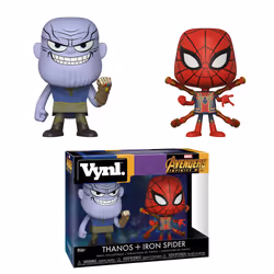 FUNKO Vnyl.: Marvel: Avengers: Infinity War - Thanos and Iron Spider, Figurine à collectionner, Film et série TV