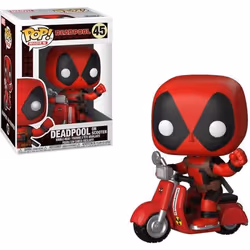 Figurine Funko POP Marvel Deadpool & Scooter