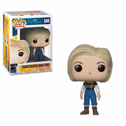 FUNKO Pop Tv: Doctor Who: Thirteenth Doctor W/O Coat, Figurine à collectionner, Film et série TV, 110 g