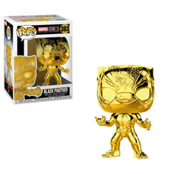 FUNKO Pop Marvel: Ms 10 - Black Panther (Chrome)
