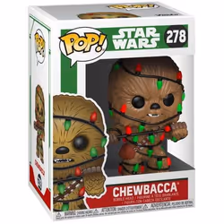 Figurine Funko Pop Star Wars Holiday Chewbacca avec lumières 15 cm