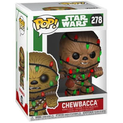 Figurine Funko Pop Star Wars Holiday Chewbacca avec lumières 15 cm