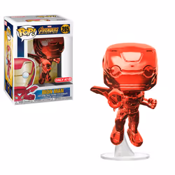 FUNKO Pop Marvel: Infinity War - Iron Man (Red Chrome), Figurine à collectionner, Bandes dessinées