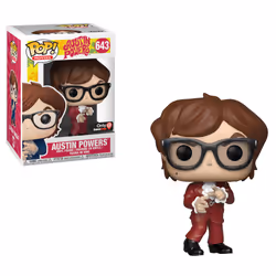FUNKO POP Movies: Austin Powers-Austin (RedSuit), Figurine à collectionner, Film et série TV, 110 g