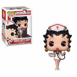 FUNKO Pop Animation: Betty Boop - Nurse, Figurine à collectionner, Film et série TV, 110 g
