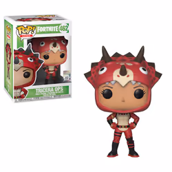 FUNKO Pop Games: Fortnite S2 - Tricera Ops, Figurine à collectionner, Jeu vidéo, 110 g
