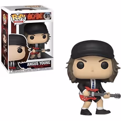 FUNKO Pop Rocks: Ac/Dc - Angus Young W/Chase, Figurine à collectionner, Film et série TV, 110 g