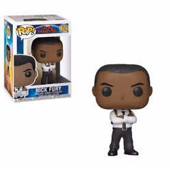 FUNKO Pop Marvel: Captain Marvel - Nick Fury, Figurine à collectionner, Jeu vidéo, 110 g