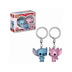 POP Keychain: Lilo&Stitch-2PK-Stitch & Angel
