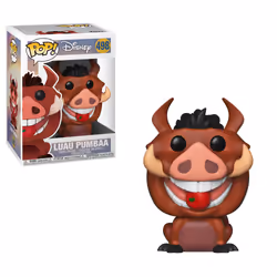 FUNKO Pop Disney: Lion King - Luau Pumbaa, Figurine à collectionner, Film et série TV, 110 g