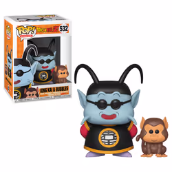 FUNKO Pop &amp; Buddy: King Kai &amp; Bubbles, Figurine à collectionner, Film et série TV, 110 g