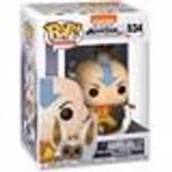 Figurine Funko POP! - FUNKO - Avatar - Aang avec Momo - Enfant - Collectionnable - Animation
