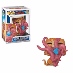 FUNKO Pop Marvel: Captain Marvel - Goose The Cat (Flerken) W/Chase, Figurine à collectionner, Film et série TV, 110 g