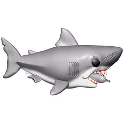 FUNKO Pop Movies: Jaws - 6" Jaws W/Diving Tank