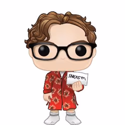 FUNKO Pop Tv: Big Bang Theory S2 - Leonard, Figurine à collectionner, Film et série TV, 110 g