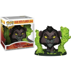 Figurine Funko Pop! - FUNKO - N°544 - Le Roi Lion - Scar - Avec Des Flammes - 9 cm